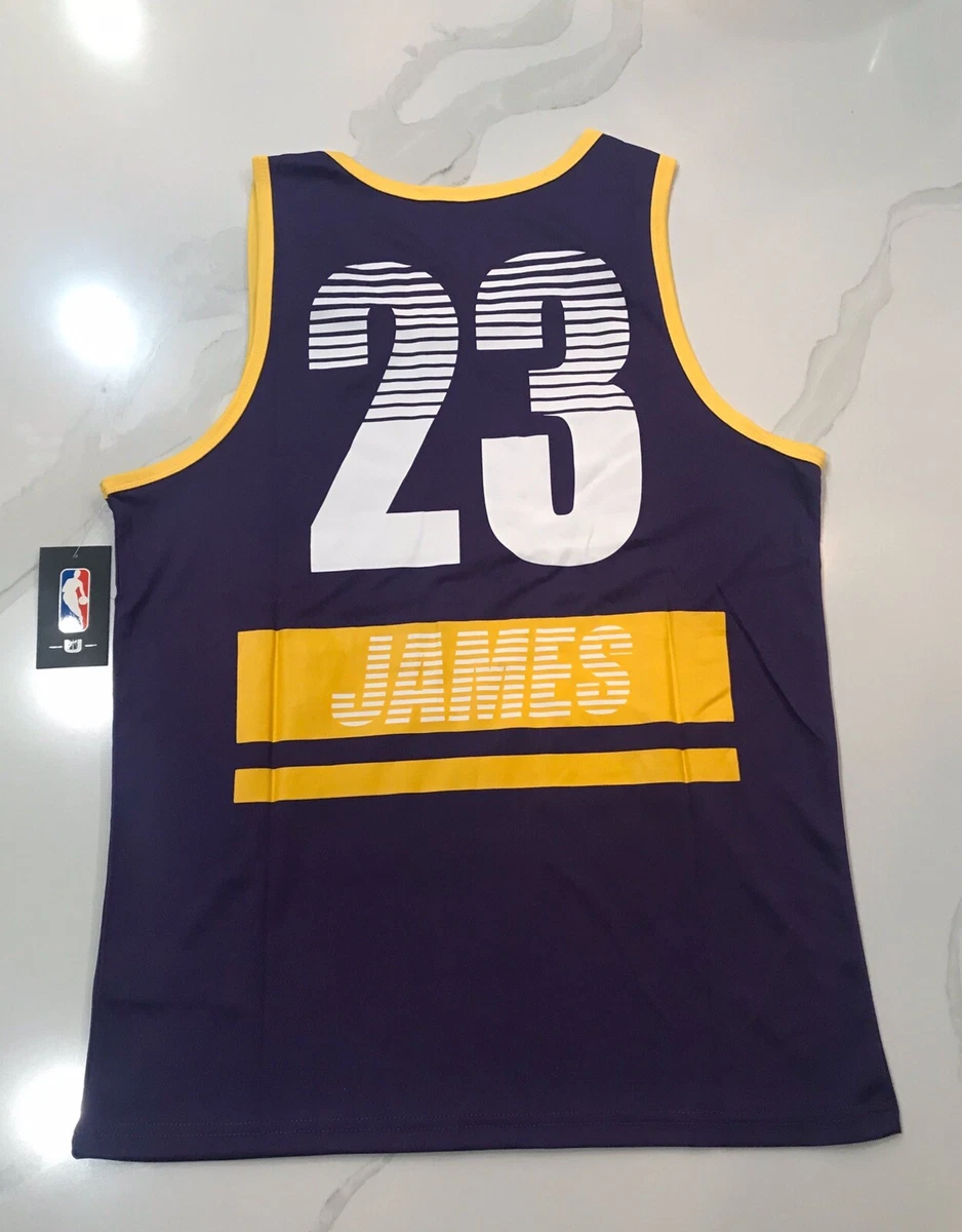 NWT Size Small NBA Store Men's Los Angeles Lakers #23 Lebron James  Jersey Tank