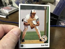 1989 Upper Deck Juan Bell Rookie Baltimore Orioles #747