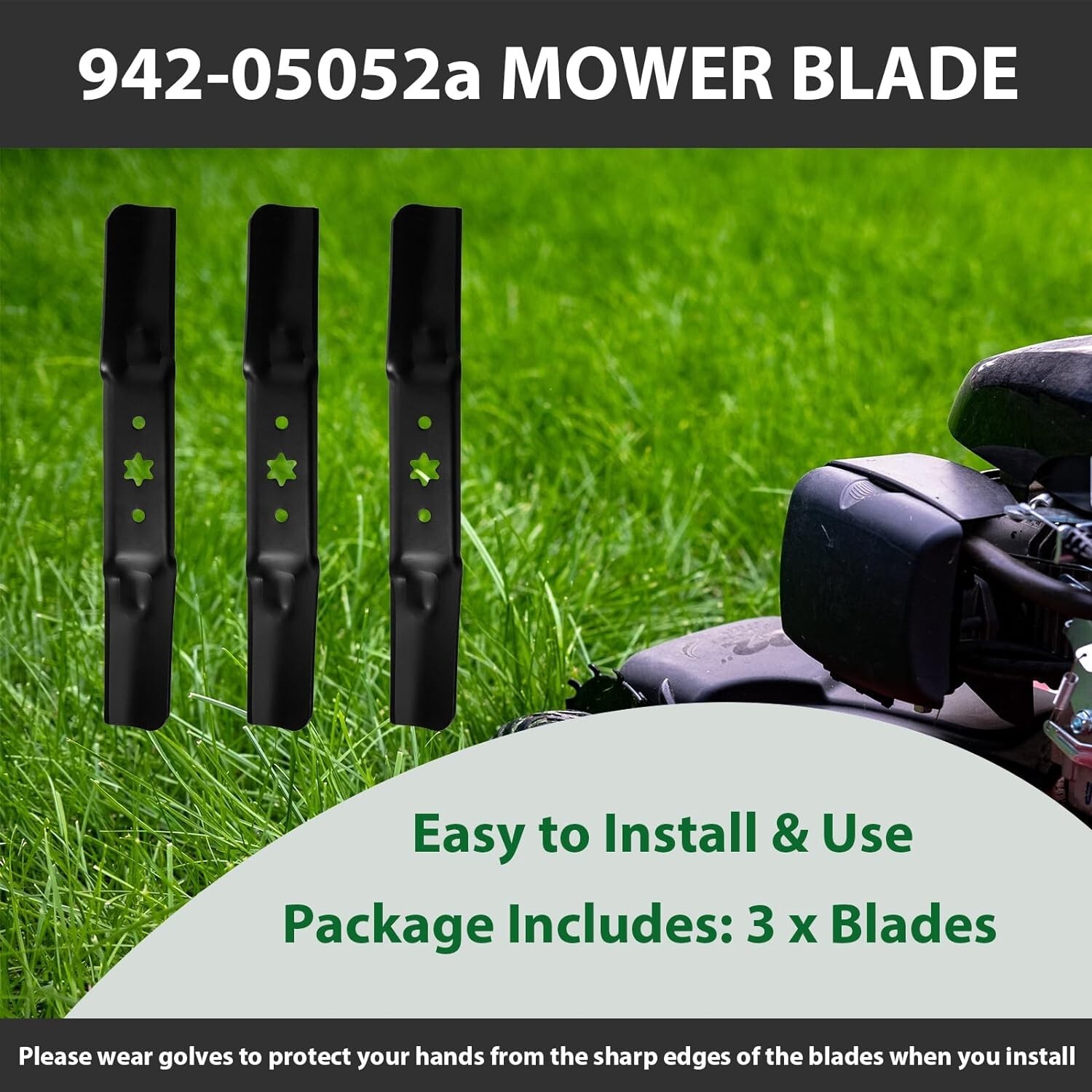 Mr Mower Parts Lawn Mower Blade 50 Cut Compatible with Cub Cadet MTD Troy-Bilt