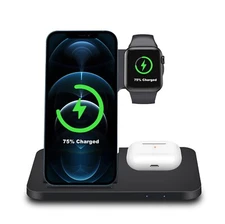 3in1 Wireless Charging Station Charger Stand For Apple Watch Air Pods iPhone 14