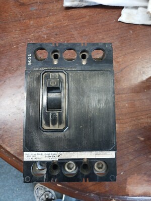 SIEMENS CIRCUIT BREAKER 225 AMP 240 V RATING 10,000 #QJ23B225, 3-POLe Trips Perf
