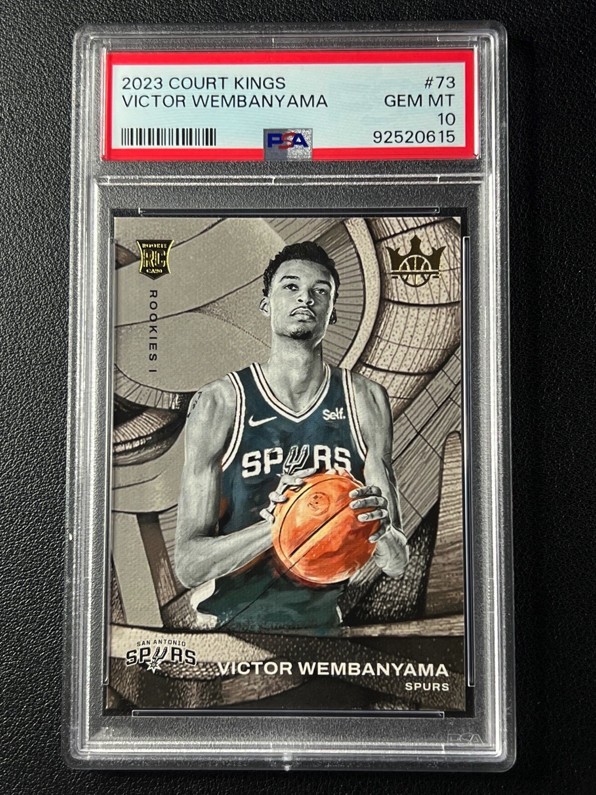 Victor Wembanyama 2023 Court Kings #73 Rookies I Price Guide 