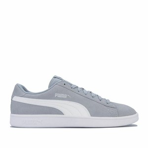 puma smash v2 grey suede