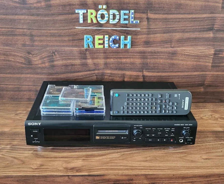 Sony MDS-JE500 MiniDisc Recorder 12 Monaten Garantie #1451
