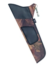 Hunt & Seek Side Fabric Archery Quiver with Two-Sided Accessory Pocket