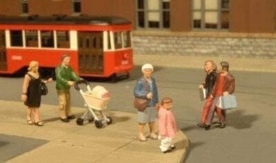 Spur 0 - Bachmann 6 Figuren Fußgänger -- 33159 NEU