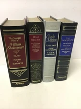 Amaranth Press Lot Shakespeare Poe Dickens Lawrence 4 Volumes VG