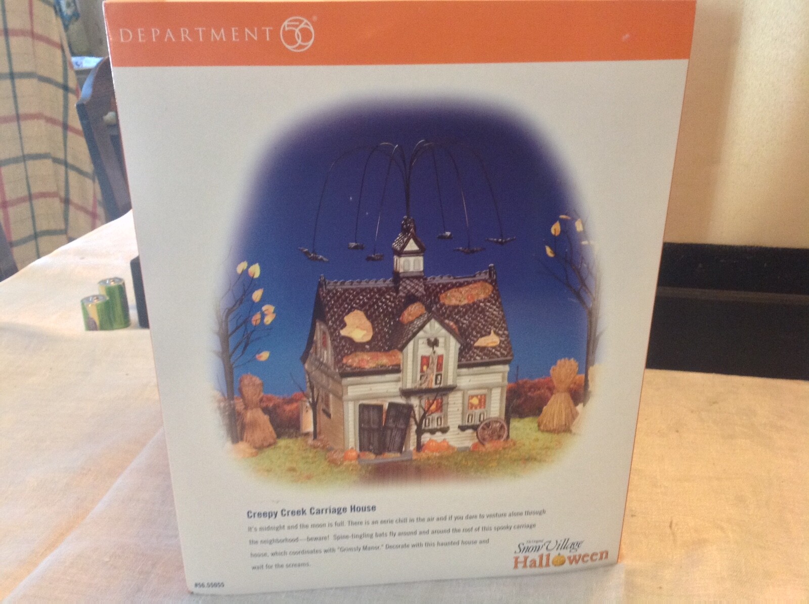 Department 56 Halloween Creepy Creek Carriage House Animated Bats 56-55055  for sale online | eBay