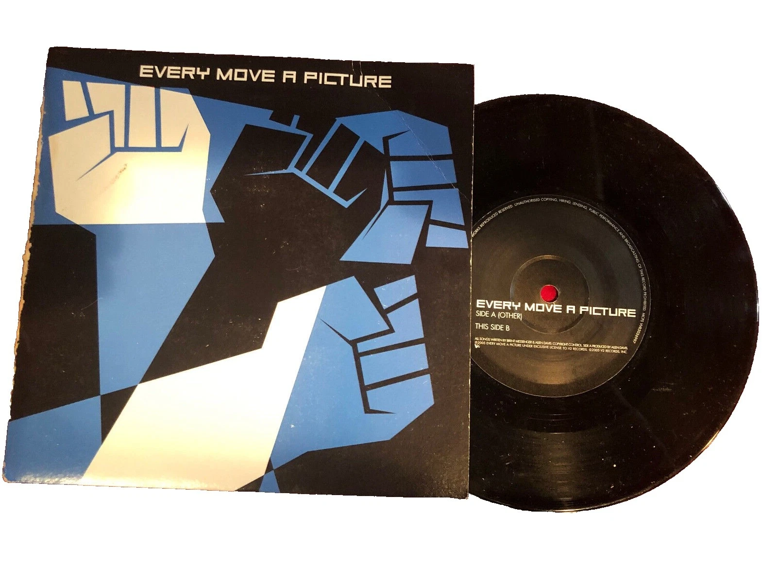 Rock Excellent (EX) Inlay Condition Britpop Single 45 RPM Speed Vinyl Records