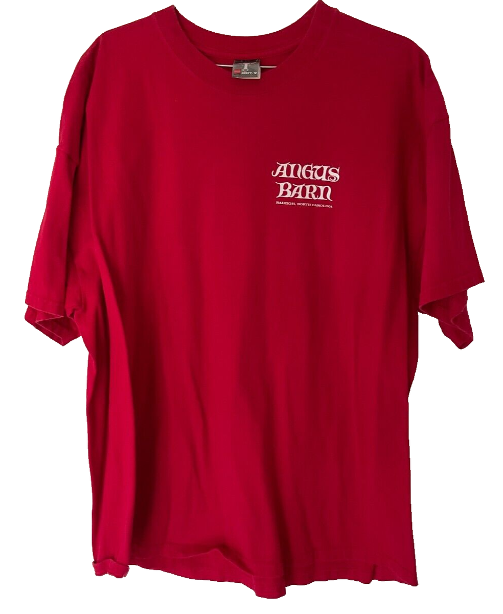 HANES BEEFY-T ANGUS BARN RED SHORT SLEEVE T-SHIRT, SIZE 2XL | eBay