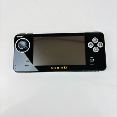 SNK NEO GEO X GOLD Limited Edition Console Complete Box Working