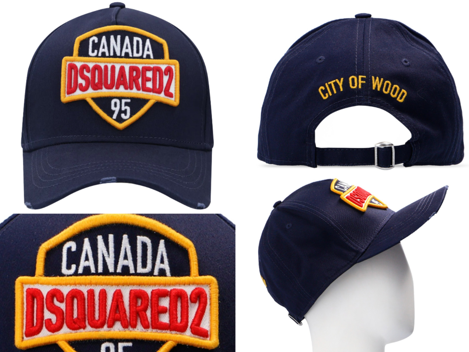 Dsquared2 Iconic City of Wood Canada Baseball Cap Hat