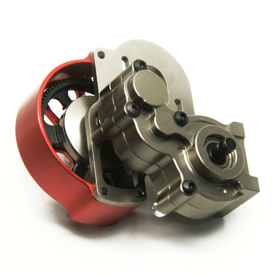 METAL Assembled Transmission w/ Gear Gearbox Tranny for 1/10 RC AXIAL SCX10 Cars - Image 3 of 4