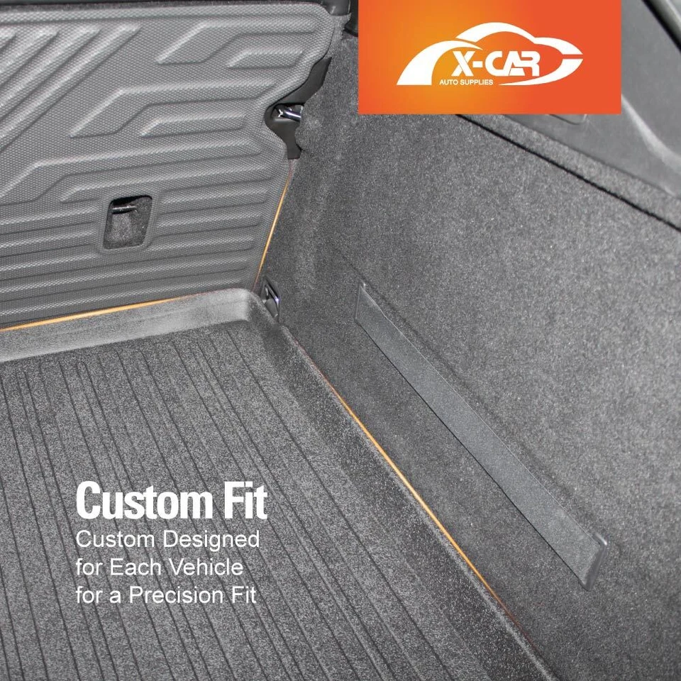 Floor Mat Boot Liner Back Seat Protector for Volvo XC60 2017+ Car Mats Cover - image 2 of 4