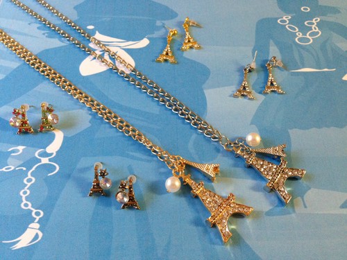 Fashion Jewelry Women Stud Eiffel Tower Earrings Paris Casual Petite Assorted - 第 2/11 張圖片