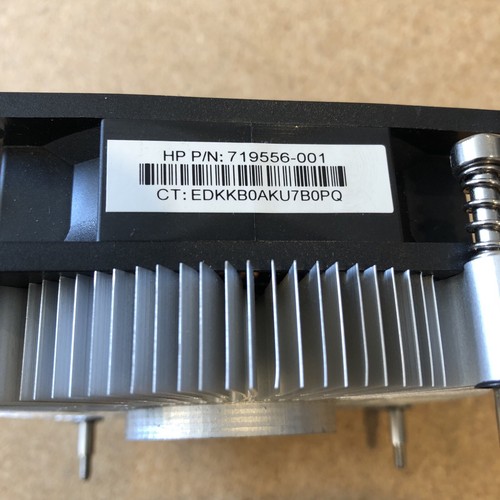 Ventilateur et dissipateur thermique pour ordinateur de bureau HP 110 120 280 285 290 719556-001 45 W LGA1155 d'origine - Photo 3/5
