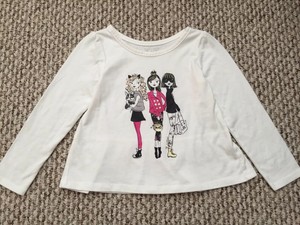 top blanco manga larga