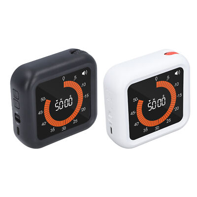 JY Visual Timer Silent Rechargeable Magnetic Back Countdown Up Digital Timer