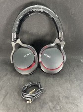 Sony MDR-1R Wired Headphones with 3.5mm stereo jack. Black/Red Working