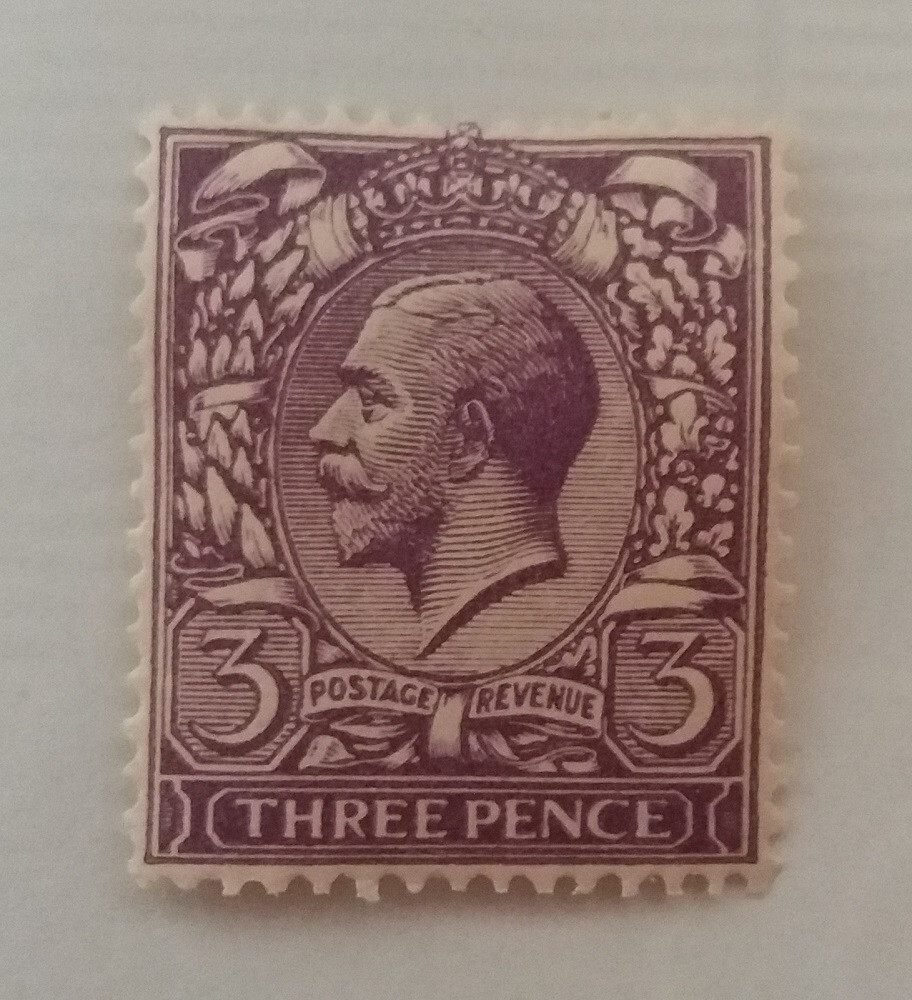 GREAT BRITAIN 1924 3p MH Mint Hinged George Mi 159X Scott