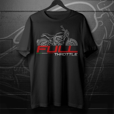 Ducati Scrambler Full Throttle 2015-2025 - Motorcycle T-Shirt for Riders