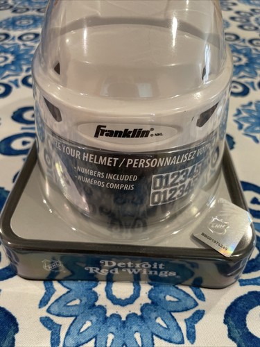 FRANKLIN DETROIT REDWINGS HOCKEY MINI HELMET ( NEW ) - Picture 4 of 5