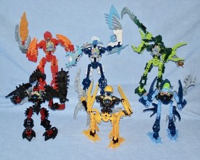 Lego Bionicle GLATORIAN LEGENDS (8984-8989) Complete + Canisters & Instructions