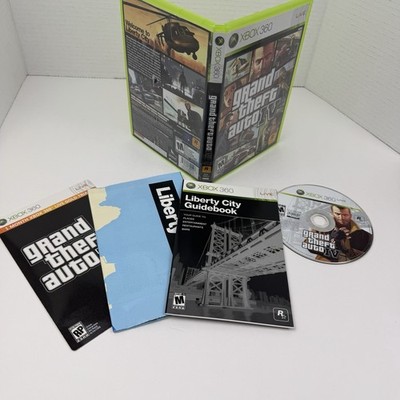 Grand Theft Auto IV GTA 4 Xbox 360 2008 Complete with Inserts CIB Map Manual