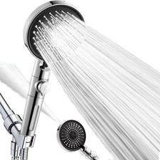 Filtered Shower Head with Handheld 6 Mode Showerhead with Filters for Hard Wa...