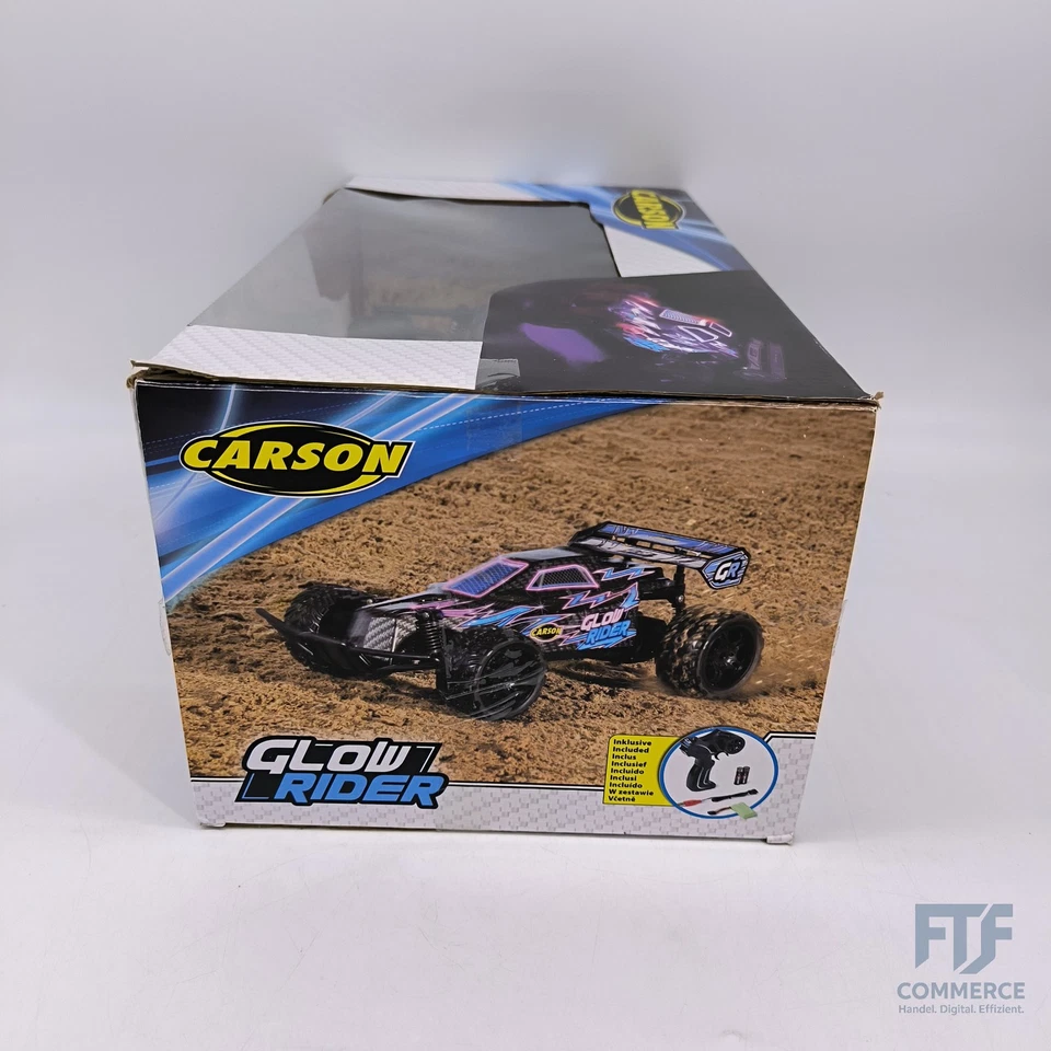 Carson 500404299 1:12 Glow Rider 2.4GHz 100% RTR blau - RC Fahrzeug, Fahrzeug, R - Bild 2 von 4