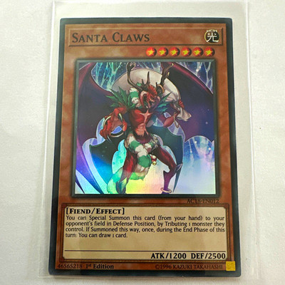 Yu-Gi-Oh! TCG Konami Santa Claws SS05-ENV01 Twisted Nightmares UR Holo 1st Eng
