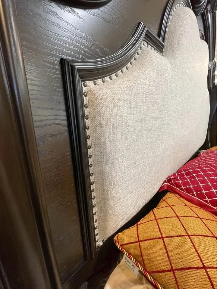 Совершенно новый традиционный однотонный деревянный спальный гарнитур в королеве и короле - Изображение 3 из 4