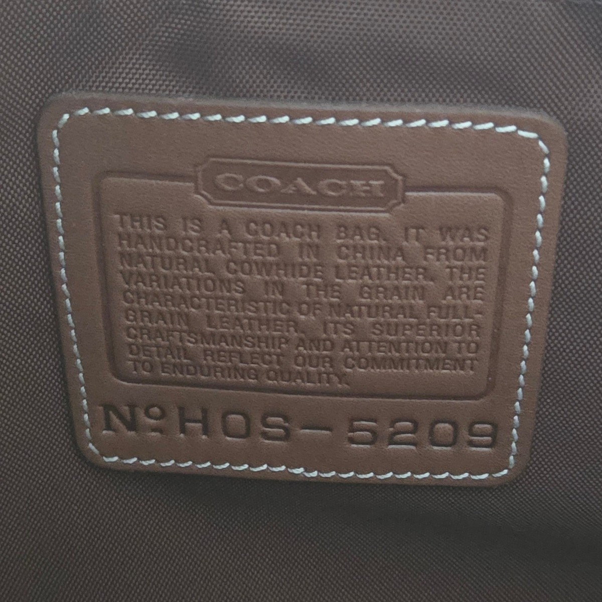 Vintage Coach 5209 Brown Leather Business Tote Laptop Briefcase Y2K Shoulder Bag View 4
