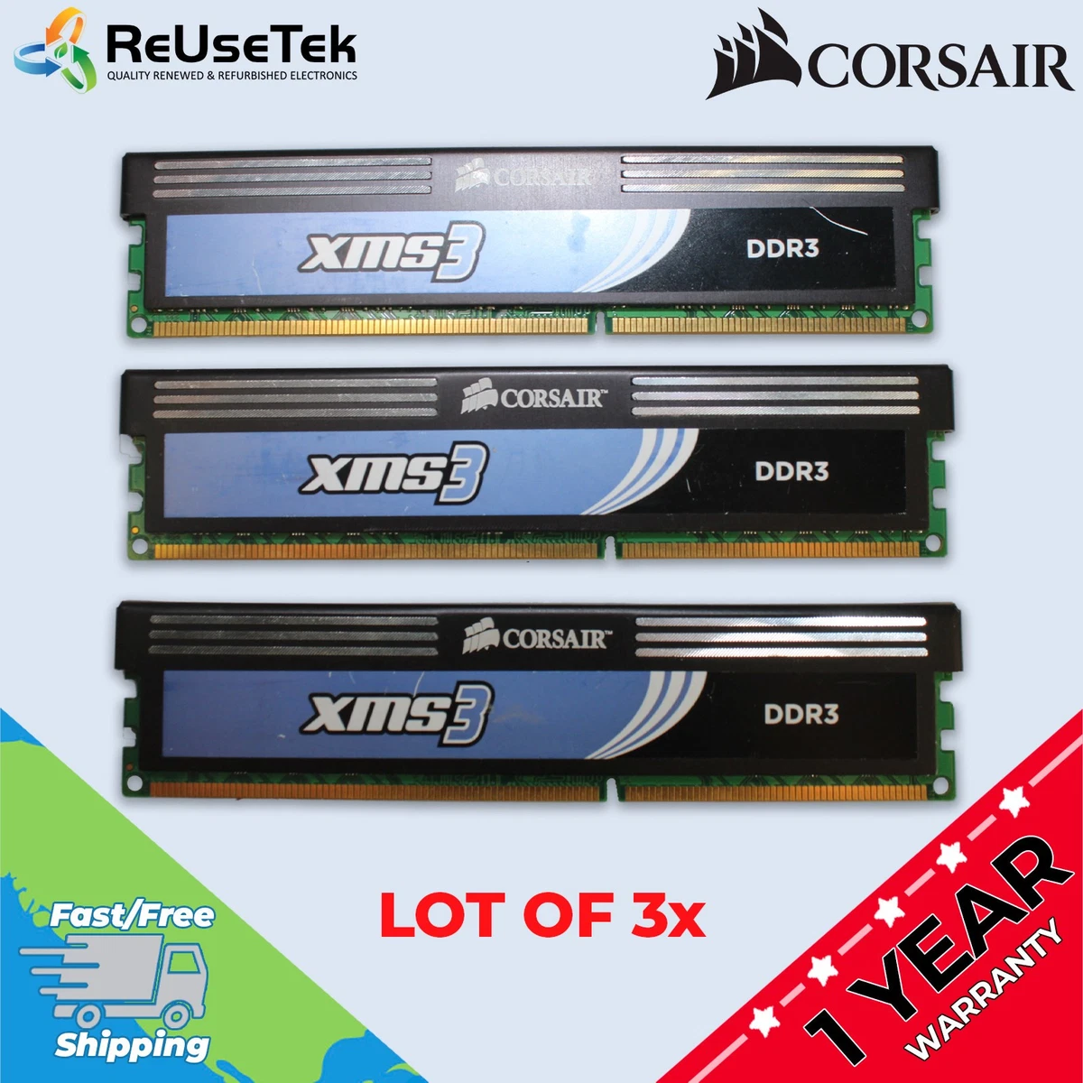 Corsair Xms3 6gb for sale | eBay