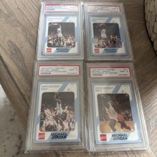 1989 Michael Jordan North Carolina Collegiate Collection Lot of 4 PSA Graded 9