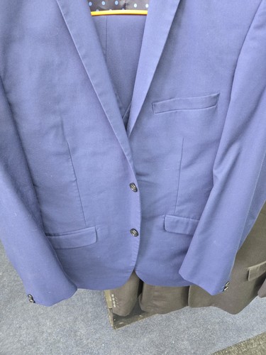 Wow Stunning Wow Brand New Lorenzo Bruno 3 Piece Vested Suit 38 Long 32 Waist - Picture 3 of 16