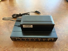 NETGEAR GS308P 8-Port Gigabit Ethernet Unmanaged Switch with 4-Ports PoE - Black