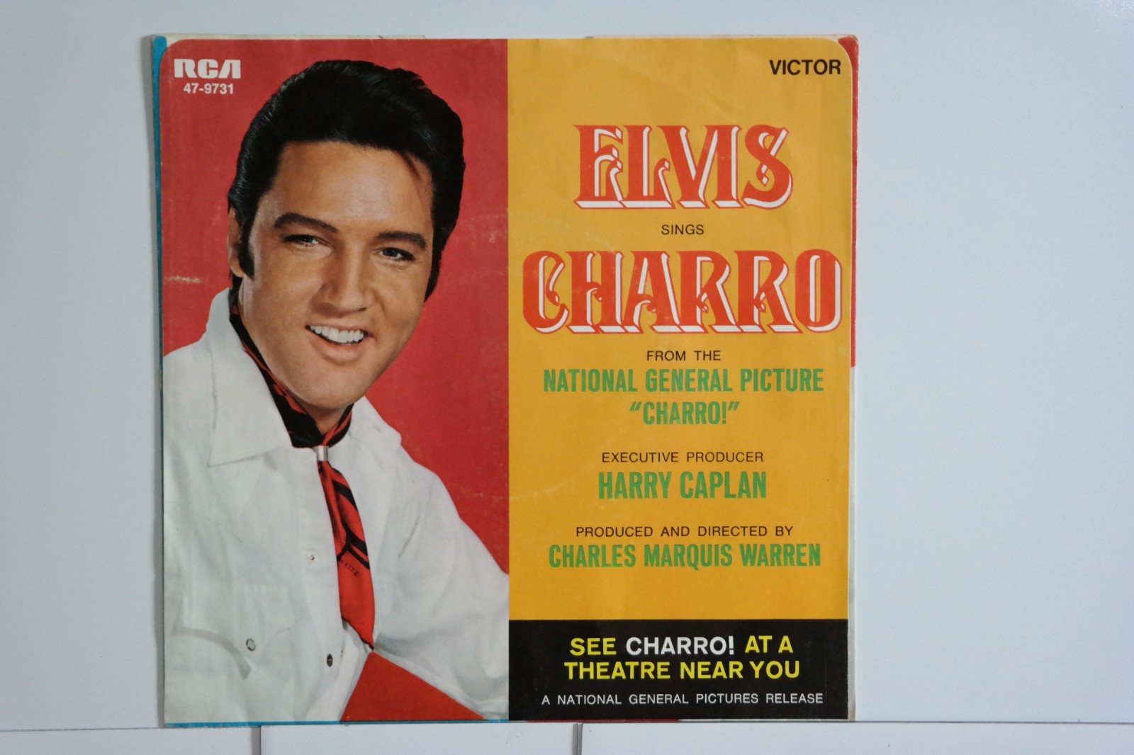 Elvis Presley, Rca Label #9731 45 Record W/Picture Sleeve Original 1969