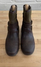 UGG Brown Women's Simmens waterproof leather boots - Size 8