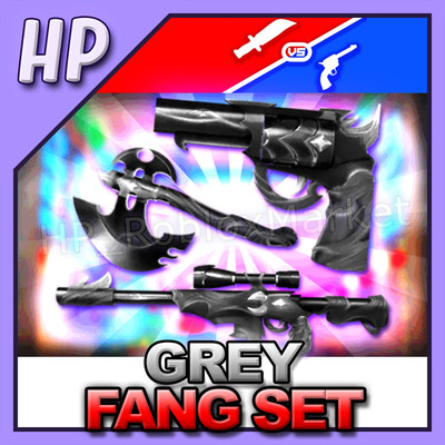GREY FANG SET | MVSD - Murderers vs Sheriffs Duels [ FAST DELIVERY ] knife gun