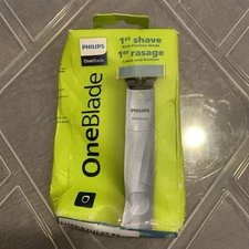 Philips OneBlade First Shave Model QP1324/20 W/ Anti Friction Blade - Grey