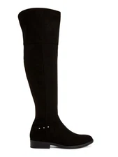 STYLE & COMPANY Womens Black Over The Knee Boots Memory Foam Toe Boots 6 M WC