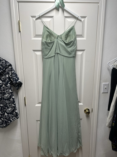 Jenny Yoo Collection INESSE Sleeveless Bridesmaid Evening Long Gown Blue 6 - Picture 5 of 7