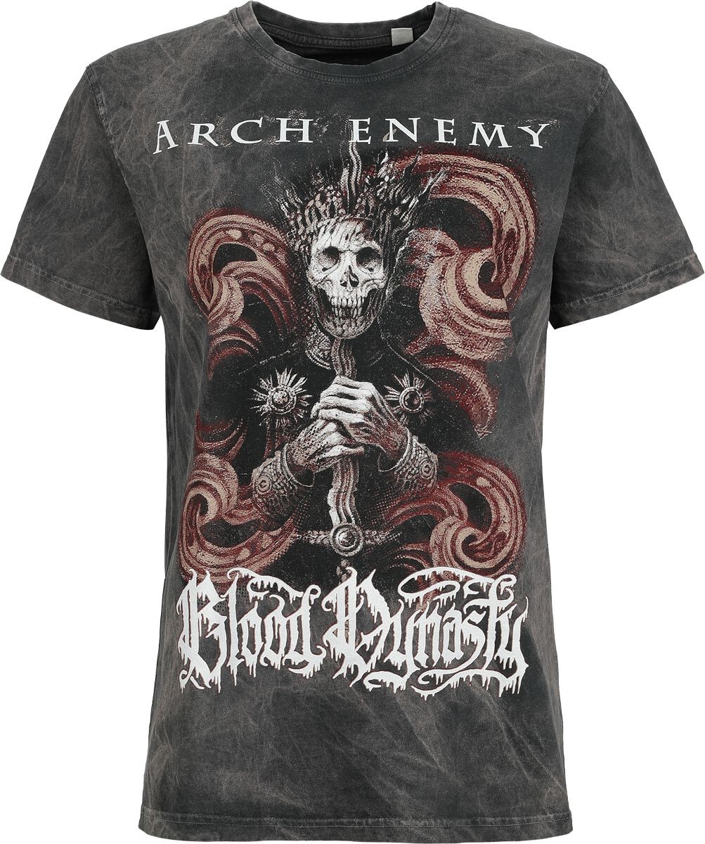 Футболка Arch Enemy с надписью Damen Bloody Wave grau Band-Товары, группы