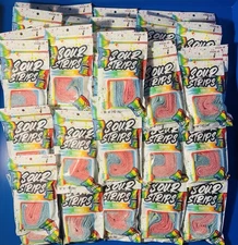 (50) Sour Strips Rainbow Flavored Candy, 3.4oz, Bulk, Lot, BB: 01/2027