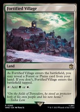 MTG Magic the Gathering Fortified Village (280/1208) Doctor Who LP
