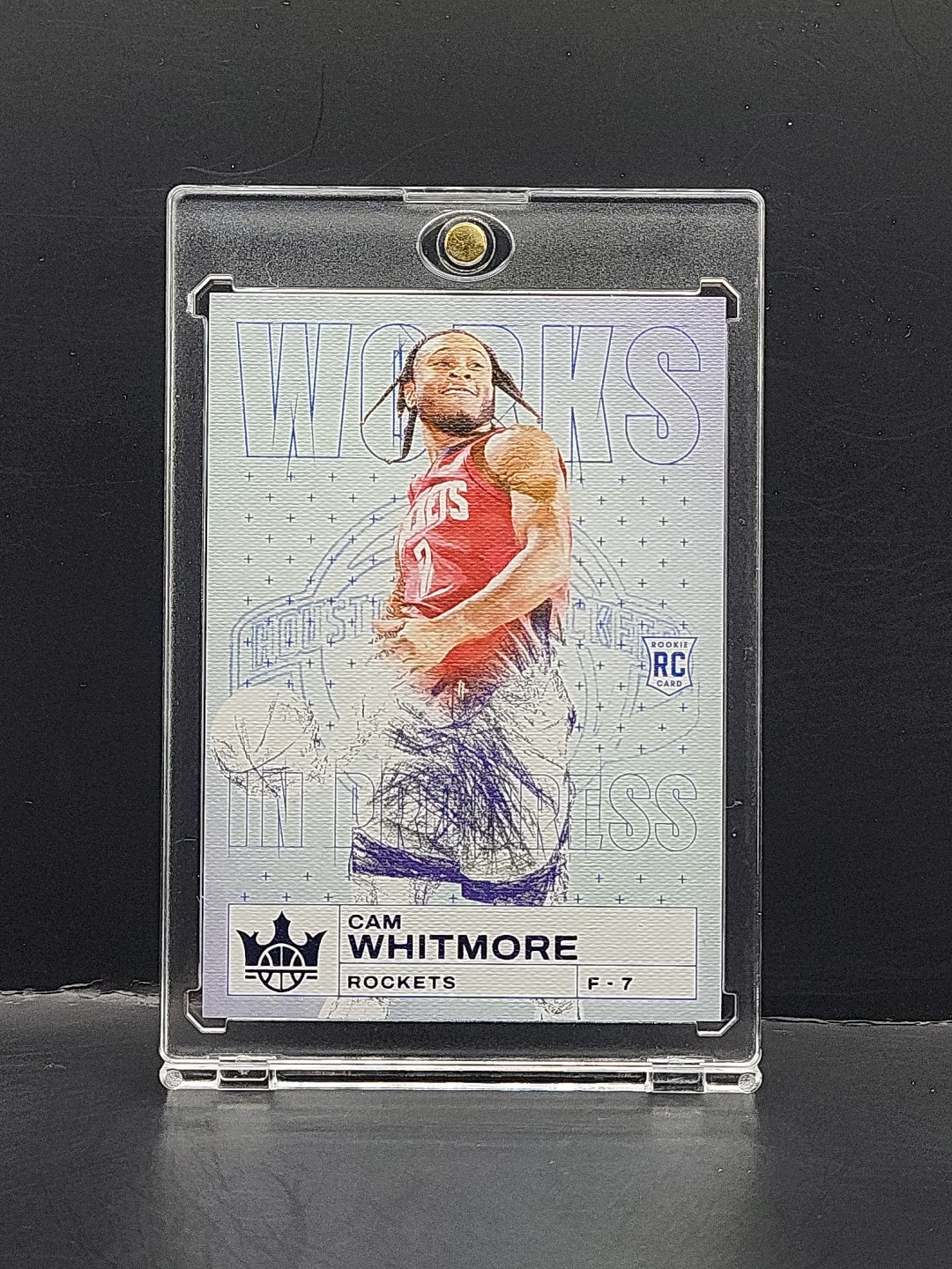 2023-24 Panini Court Kings #23 Cam Whitmore Works in Progress Blue #/25
