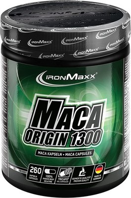 IronMaxx Maca Origin 1300 - 260 Kapseln (108,79 EUR/kg)