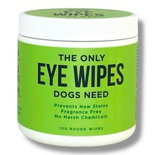 Natural Rapport, The Only Eye Wipes Dogs Need, 100 Round Wipes