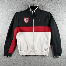 Polo Ralph Lauren Sweater Boys XL 18-20 Red Big Pony Crewneck Long Sleeve Knit